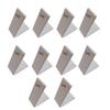 10Pcs Multipurpose L Shape Acrylic Earring Holders For Efficient Space Saving Jewelry Display At Homes Or Store