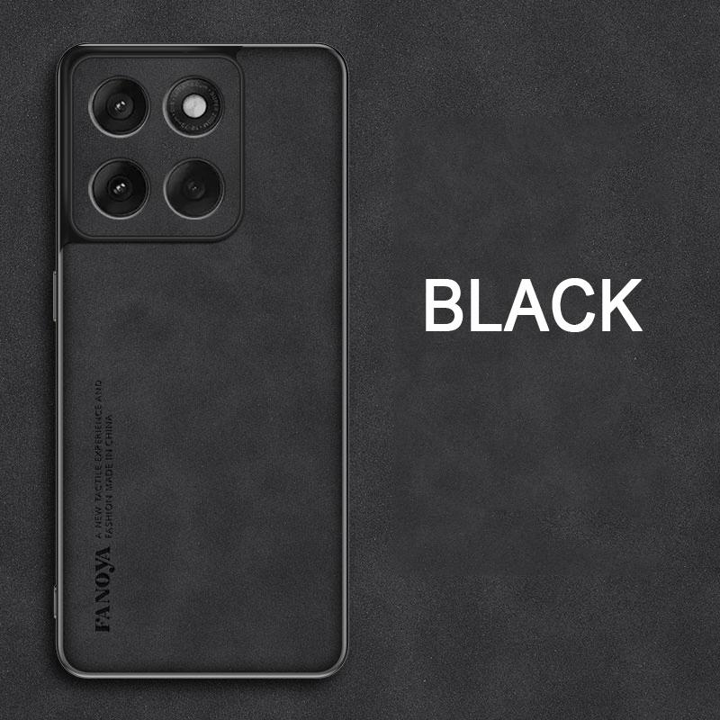 

Чехлы для телефонов Motorola Edge 60 Fusion Skin Feel, мягкие силиконовые чехлы на заднюю панель для Moto Edge 60 Fusion, чехол-бампер Fundas Coque чёрный