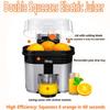 90W 500ML Electric Juicer Squeezer Vegetable Fruit Extractor Food Processor Mixer Juicer Stainless Steel For Home Orange Press Extractor 22 * 22* 24cm