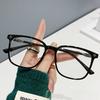 Tr Anti-Blue Glasses, Men'S And Women'S Flat Glasses, Plain Face, Small Face, Can Be Matched With Myopia 7267 Square Glasses