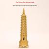 Thirteen-Layer Brass Wenchang Pagoda Ornament