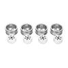 RC Wheel Rim Hub Aluminum Alloy for WPL Fj40 C14 C24 B14 B24 B16 B36 1 16 Model VehiclesSilver