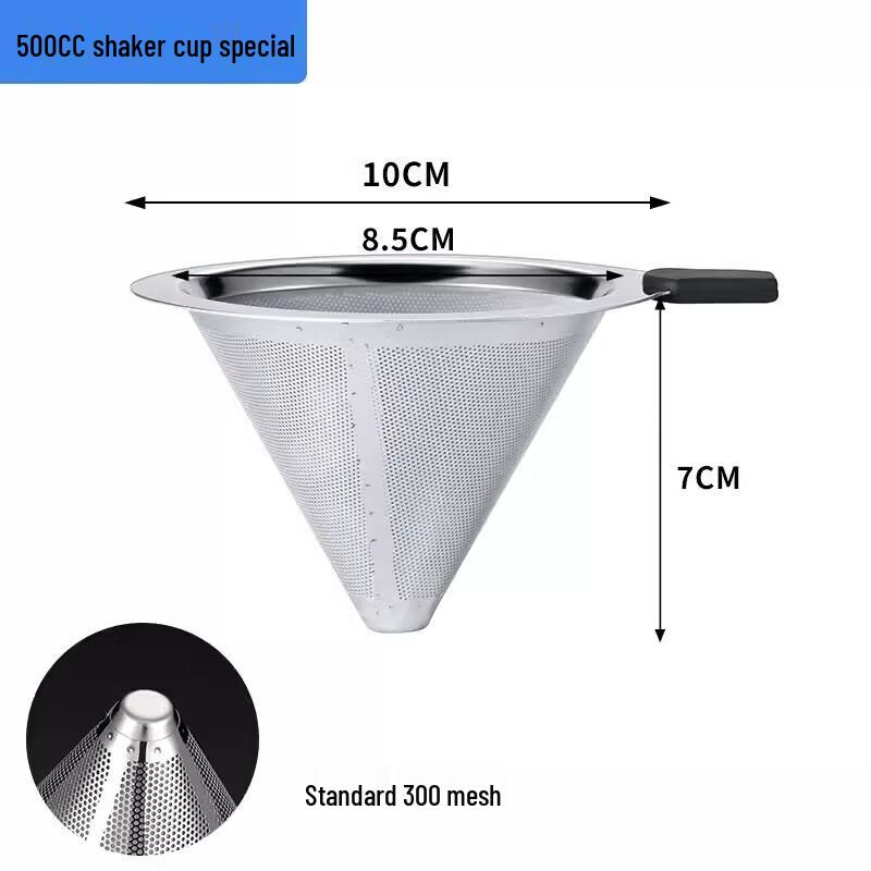 Shengbi Lai Stainless Steel Fine Mesh Strainer Funnel Set