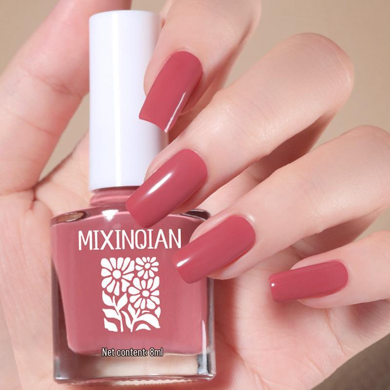 Cherry Champagne Bling Nail Polish - Non-Toxic, Quick-Dry, Long-Lasting, Non-Fading Formula for Fingernails and Toenails.