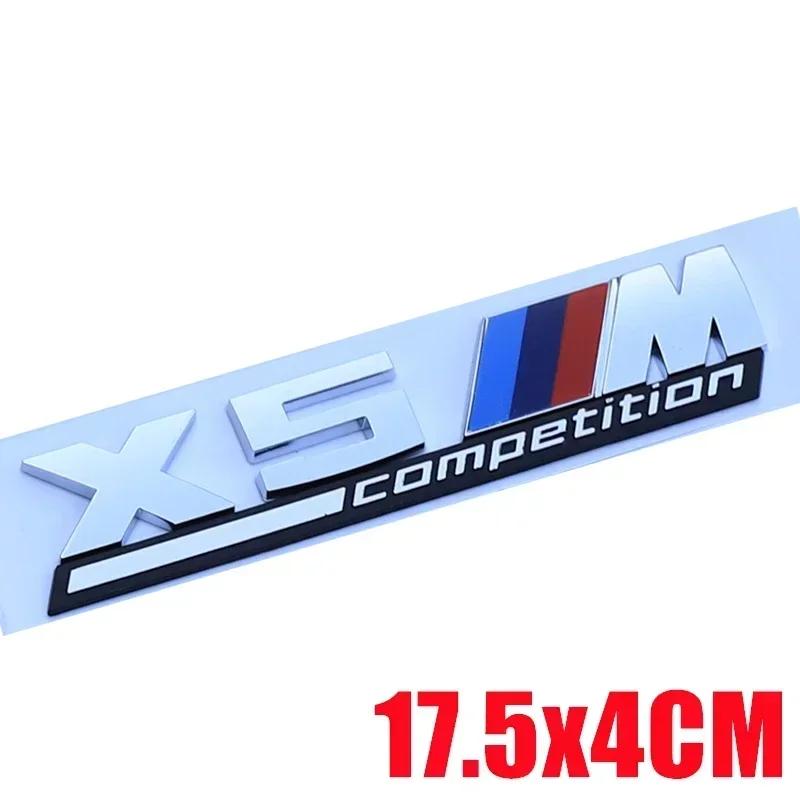 1PCS Car Stickers Car Trunk Sticker Car Badge For BMW X3 X4 F25 F26 G01 G02 X5 G05 X6 F15 F16 E70 E71 M Competition HX9