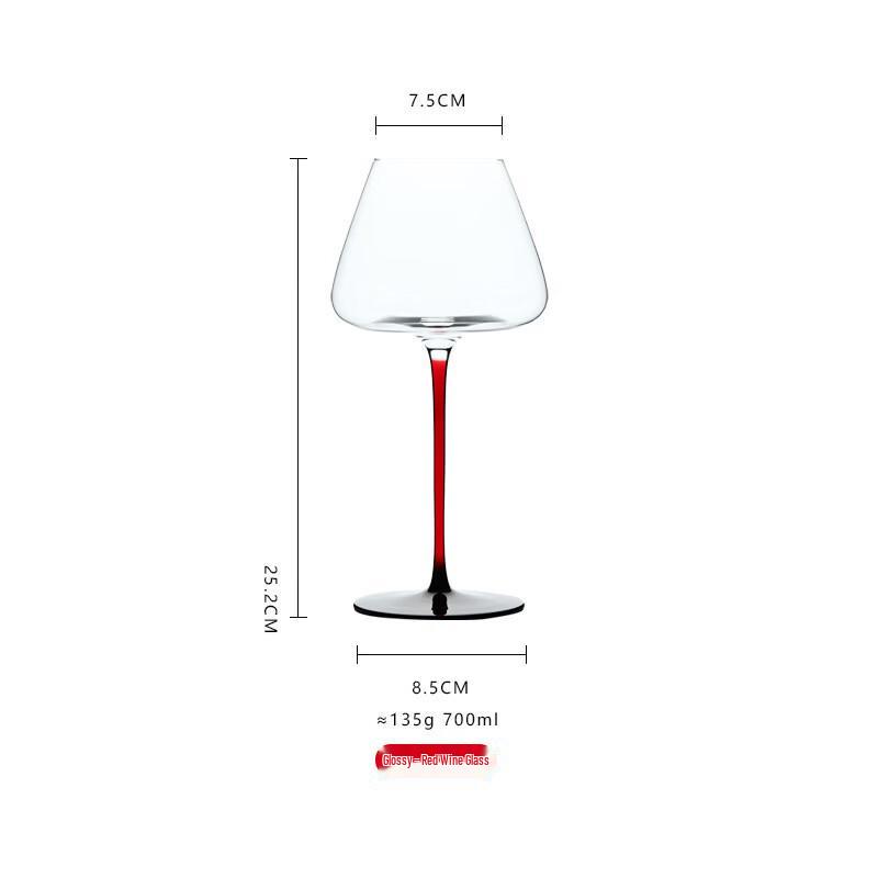 Shangqi Stemmed Burgundy Wine Glass Set
