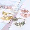 Metal Greek Roman Laurel Leaf Bracelet Armband Upper Arm Cuff Armlet