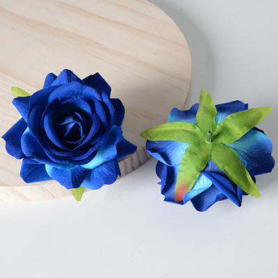 Artificial Rose Flower Head Soft 1.5" Real Touch Small Fake Flower Head for DIY Crafts Wedding Centerpieces Bridal Shower Party Home Decor