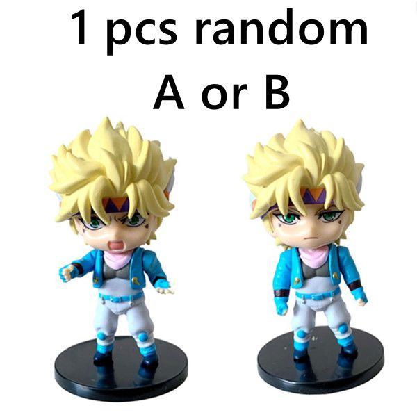 1 Pc Anime JOJO's Bizarre Adventure Golden Wind Action Figures Kujo Jotaro Narancia Ghirga Giorno Giovanna PVC Model Kid Toy
