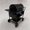 Miniature Barbecue Grill with Openable Lid Decorative Dollhouse