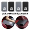 For Vauxhall Breathable Leather Car Logo Armrest Box Cover Central Armrest Protective Pad Tigra Corsa VXR Astra D G J H Zafira