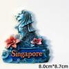Singapore Fridge Magnets Gardens By the Bay Travel Souvenirs Merlion Sand Hotel Fridge Stickers Home Decor Birthday Gifts