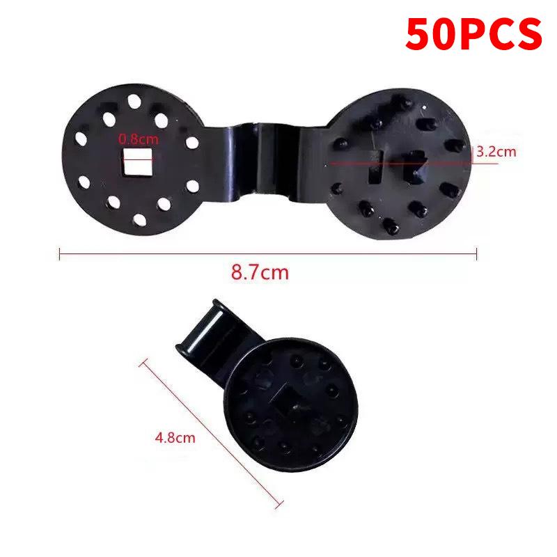 Shade Net Fixing Clips Durable Reusable Plastic Easy Install Weatherproof for Garden Patio Outdoor Greenhouse Use