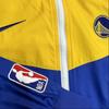 Nike X NBA Collaboration Jacket Golden State Warriors Hooded Zipper Comfortable Kids jackets Blue 3Z2B7FEKR-WAR
