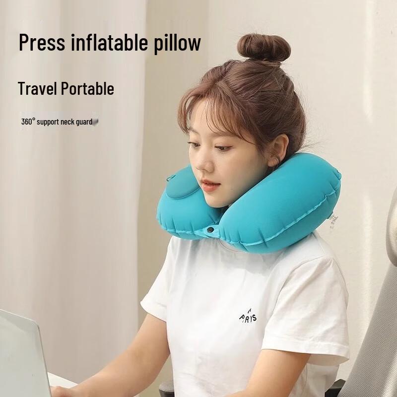 Korlok Press-In Inflatable Travel Pillow