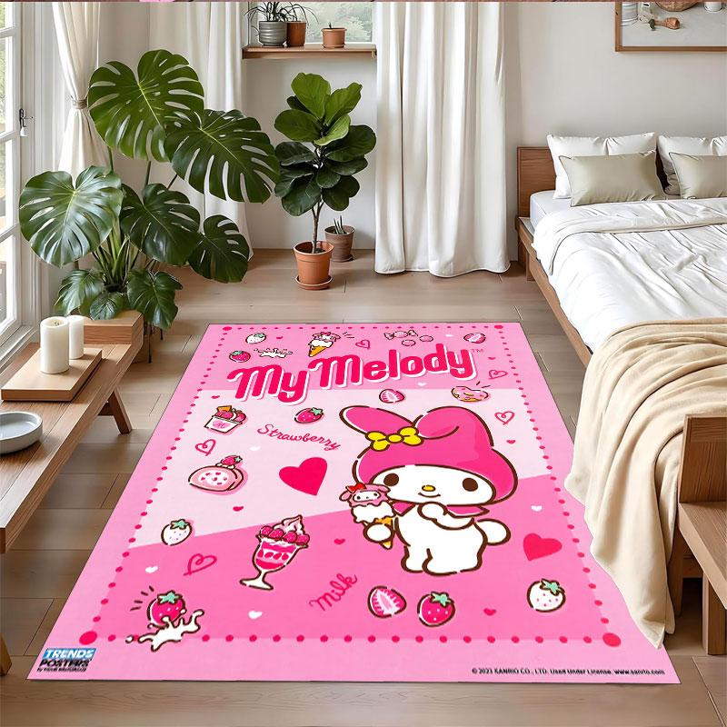Crystal Velvet Rug Soft Non Slip Indoor Floor Mat Home DecorMy Melody