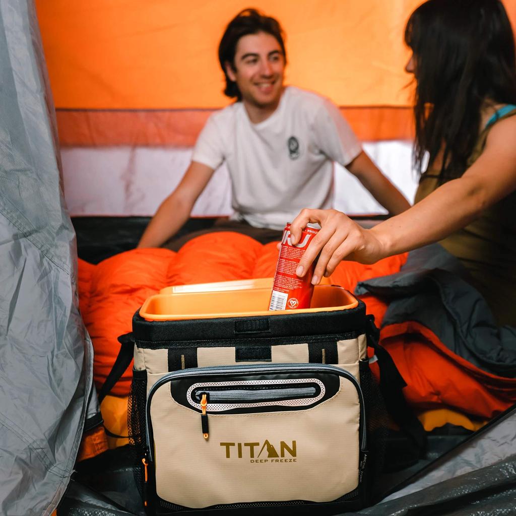 Titan Deep Freeze Cooler 16 Cans Box, 8L, (Moss)