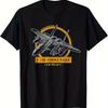 Herren Baumwoll-T-Shirt mit hohem Gewicht und Kinder-T-Shirt F-22 Raptor Kampfjet Grafik-T-Shirt mit Adler Rundhals Lässig und Kinder-T-Shirt für Luftfahrt