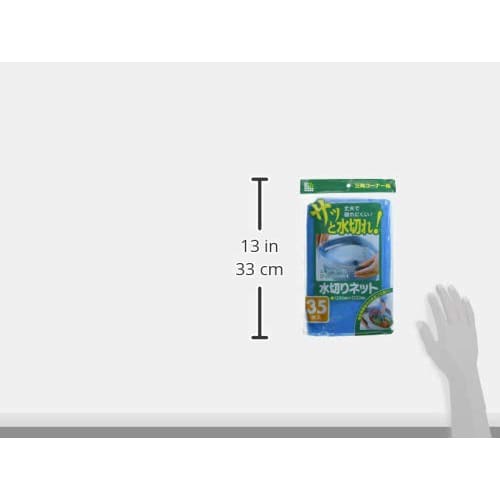 Japan Sanipack Draining Net, Triangular Corner Net for Triangular Corners, 35 Count, Garbage Bags, U78K