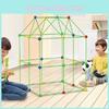 Diy Kids Building Tent Kit With Plastic Connectors For Imaginative Play And Parentchild Interaction