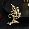 Broșe seniori broșă frunze de flori pentru femei costum pandantiv broșe de modă bijuterii