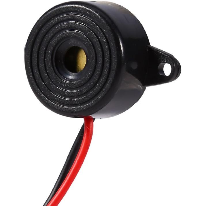 3-24V Piezo Electronic Tone Buzzer Alarm Continuous Sound Cable Length 100mm