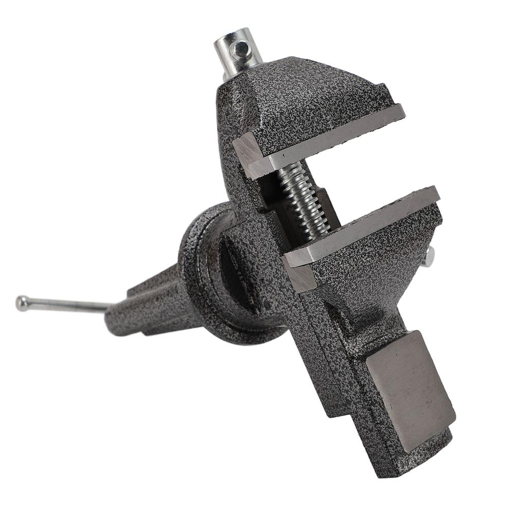 Universal Table Vise Home Clamp On Portable Bench Clamp 360 Degree Swivel Base Black