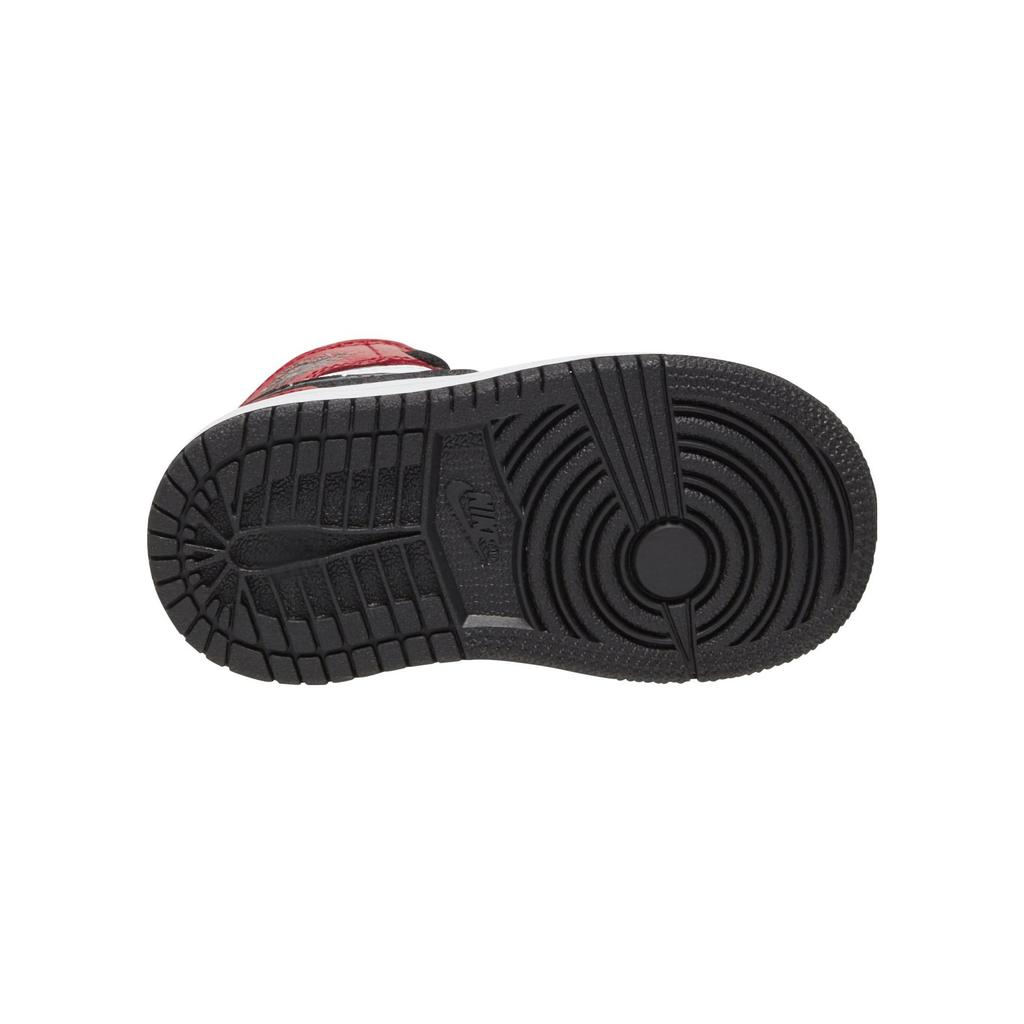 (TD) Air Jordan 1 Mid 'Chicago Black Toe' Baby 640735-069