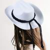 Western Cowboy Hats Wear Resistant Rolled Brims Felt Hat Eye Catching for Show