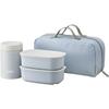 Thermos Vacuum Insulated Soup Lunch Set 800ml Sky Blue JEA-801