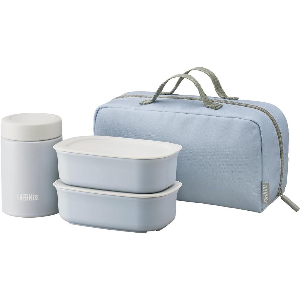 Thermos Vacuum Insulated Soup Lunch Set 800ml Sky Blue JEA-801
