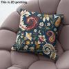 Vintage Paisley Floral Pillow Covers Pattern Cushion Cover Suitable for Sofa Bedroom Car Pillow Cover