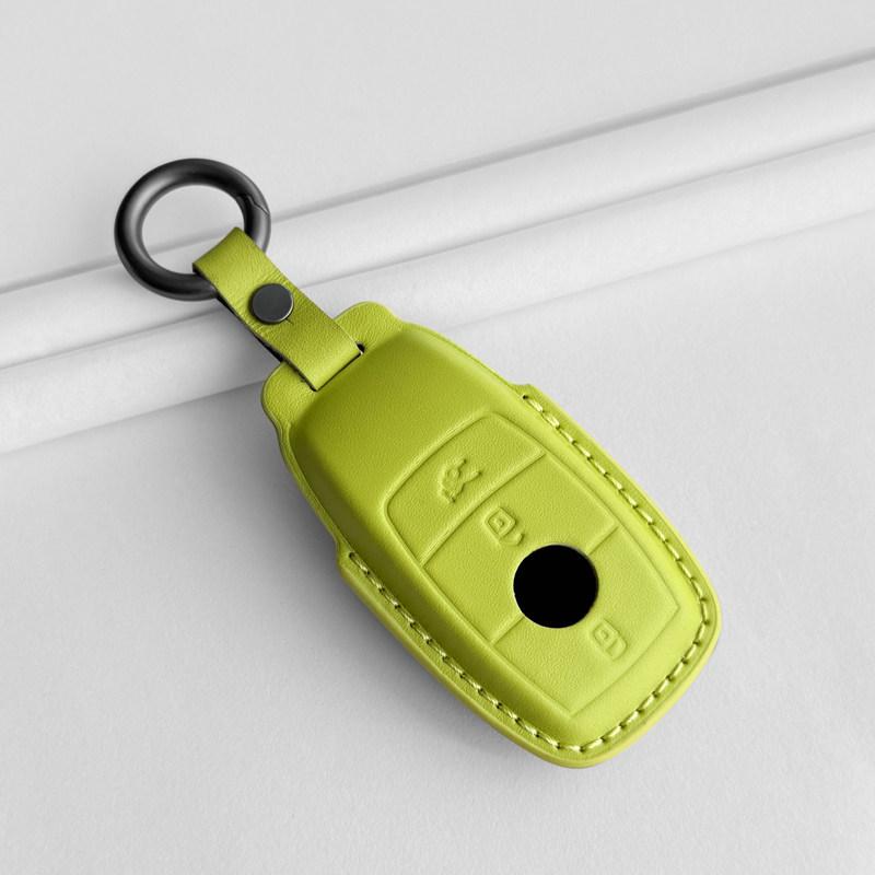 Genuine Leather Key Cover for New Mercedes C200L GLC260L A180L E300L