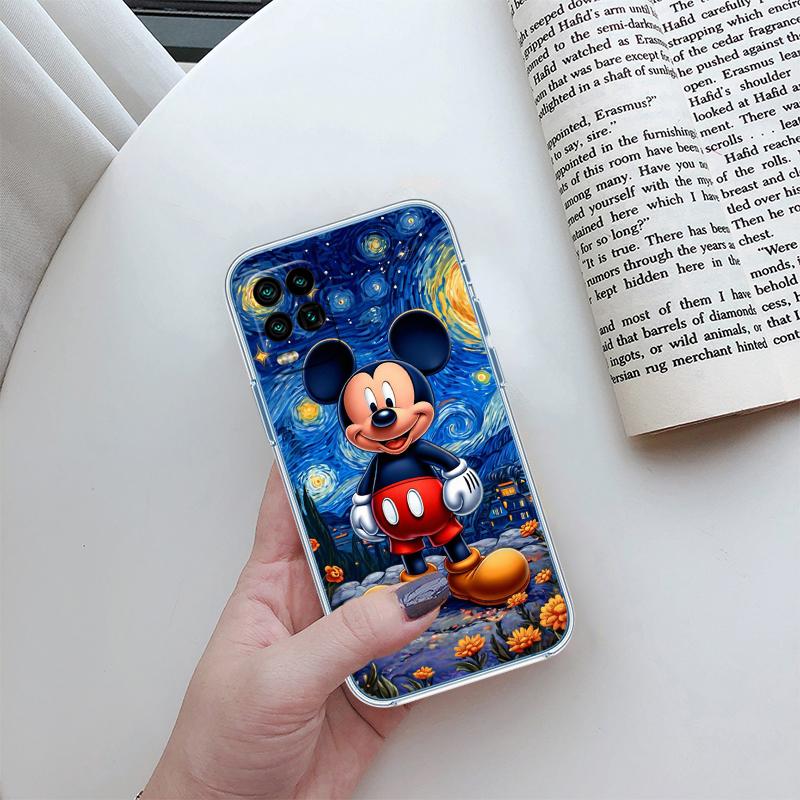 Mickey Minnie Mouse Transparent Phone Case for Motorola Moto G7 G8 G9 G84 G85 G73 G24 G15 Z2 Play Power Plus