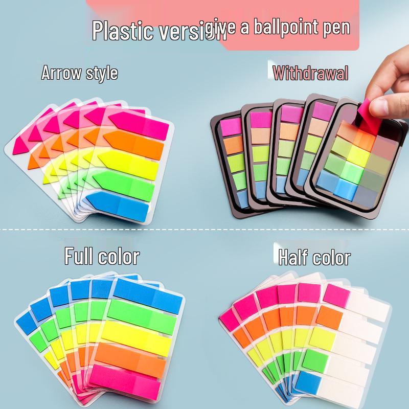 Transparent Writable Index Tabs for Students: Sticky Notes & Page Markers