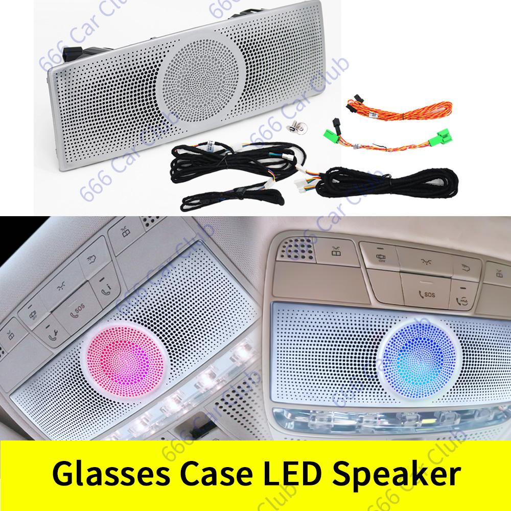 3/12/64 Colour Car LED Ambient Light For Mercedes-Benz C GLC Class Coupe W205 C43 C63 X253 LED Air Vent Speaker Decorative Lamp FS1