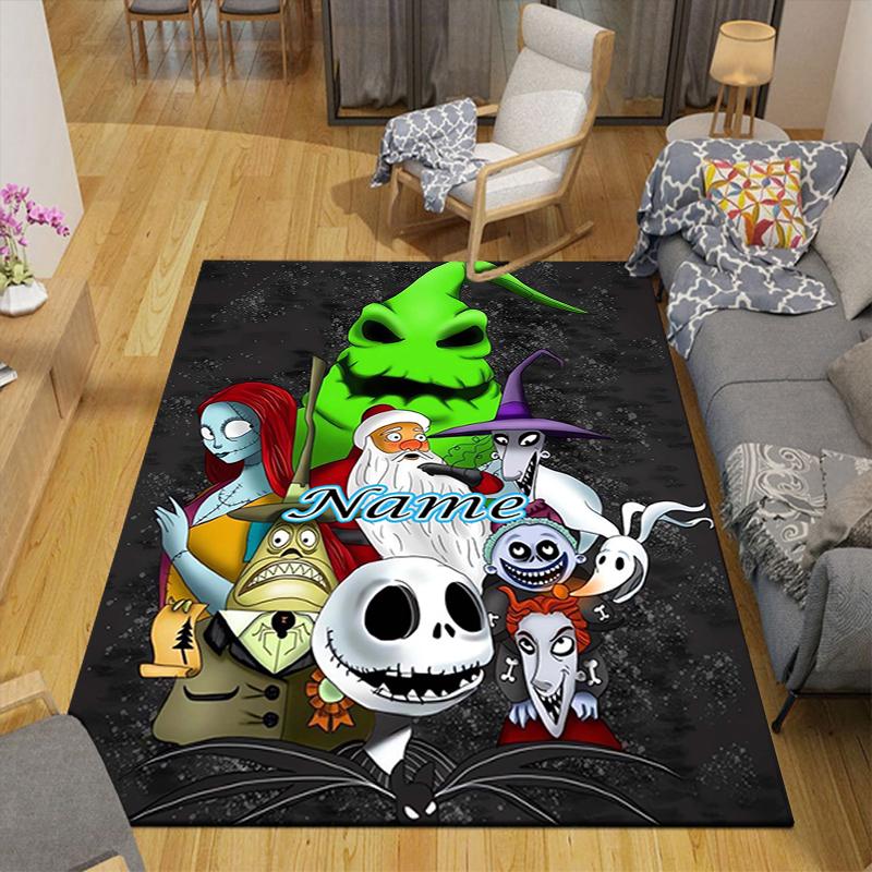 Custom 1Pc Tim Burton'S Gothic Romance Rug Office Carpet Indoor Outdoor Entrance Doormat Nonslip Soft And Comfortable Living Room D91695