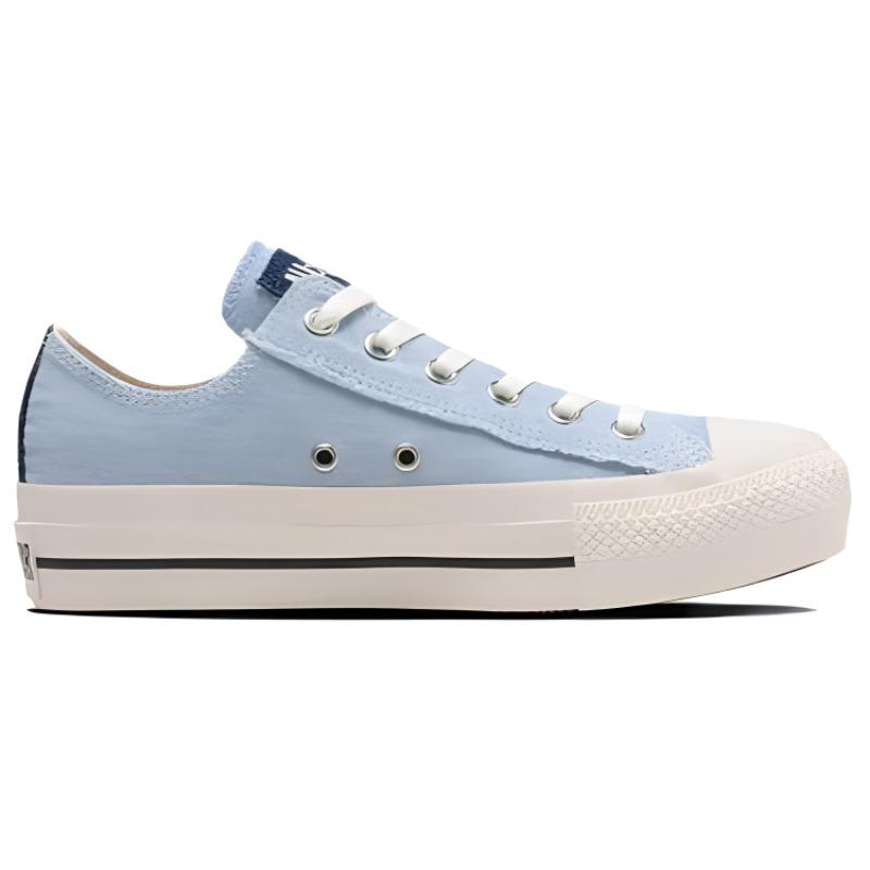 Converse All Star Plts Denim Versatile Daily Low-Top Canvas Shoes Women Sneaker Blue White 31312180