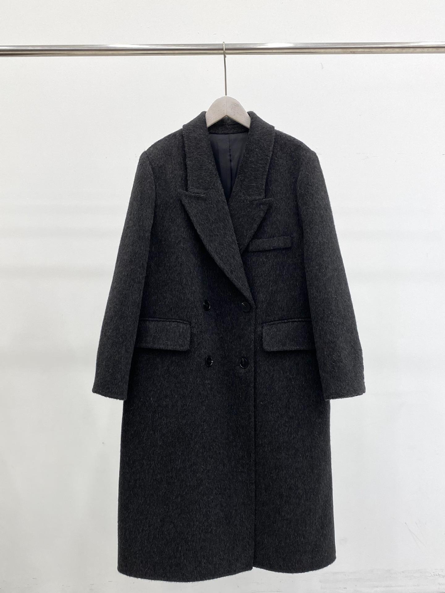 

Пальто женское осенне-зимнее из двусторонней шерсти с полуподкладкой на плечах, 25 новых женских ретро свободных S