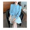 Autumn New Fashionable and Chic Pointed Collar Short Top Women's Design Niche Fashionable Western Long Sleeve Cardigan