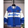 Mens Lightweight Hooded Baseball Jacket Casual Outerwear Young Adults