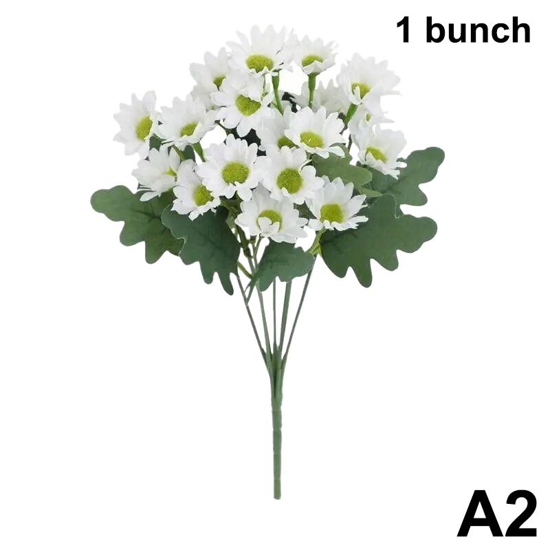 

Artificial Sunset Mums Flowers Realistic Outdoor/Indoor Floral Arrangements Waterproof Windproof Fake Flowers Home Party Decor