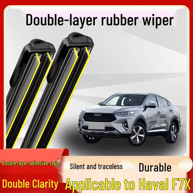 Original Frameless Silent Double Rubber Wiper for Haval F7X