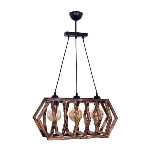 

3 Деревянная люстра