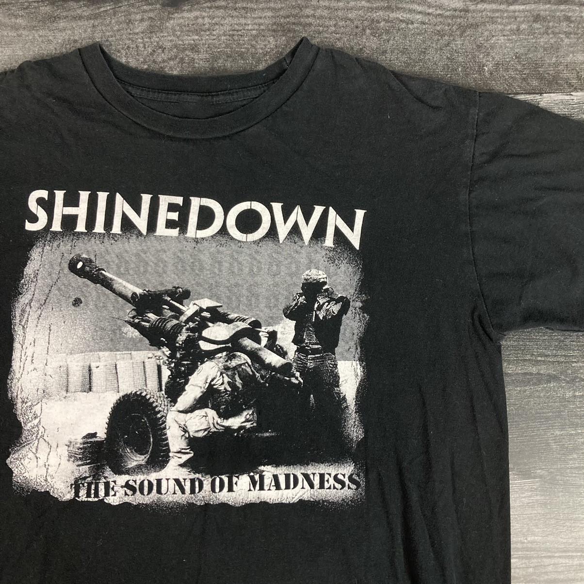 VTG Shinedown The Sound Of Madness Shirt Classic Black Unisex S-234XL M