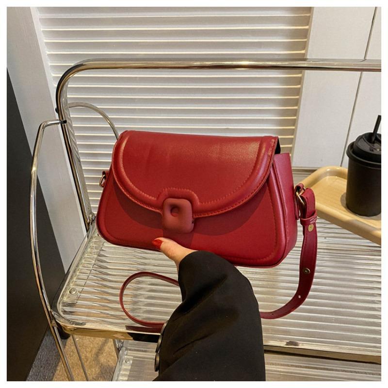 Nischen-Unterarmtasche neue Mode lässig einfarbig kleine Tasche Damen Sommer Persönlichkeit Schulter Umhängetasche