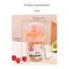 Portable Double Layer Salad Cup Leak Proof Seal Convenient Design for Travel Meals Office School Outdoors Activity