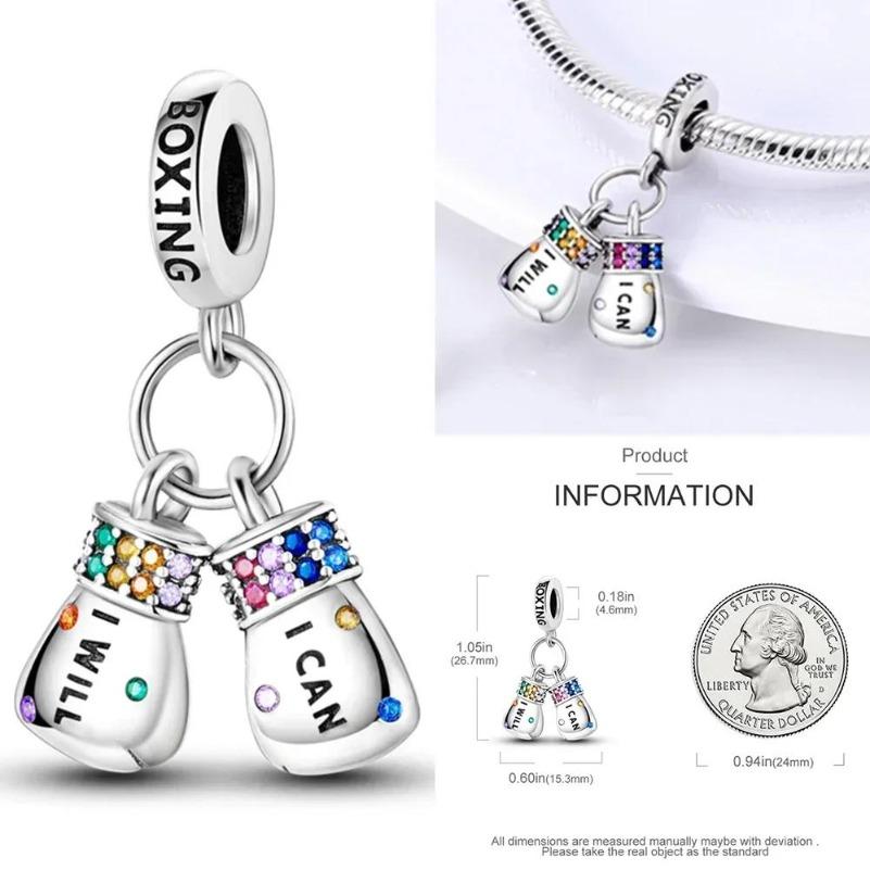 Back To School Copper Charms Bag Earphone Magic Cube Watch Games Console Bead Pendant Fit Bracelet Necklace Jewelry