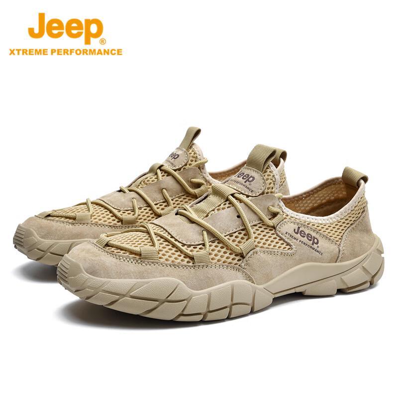 Дышащие летние походные и спортивные кроссовки для мужчин Jeep 43