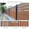 WPC Wood-Plastic Outdoor Fence: Durable, Anti-Corrosion Windbreak & Partition for Courtyard and Villa. 